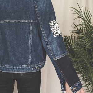 MCQ ALEXANDER MCQUEEN patchwork Jean jacket